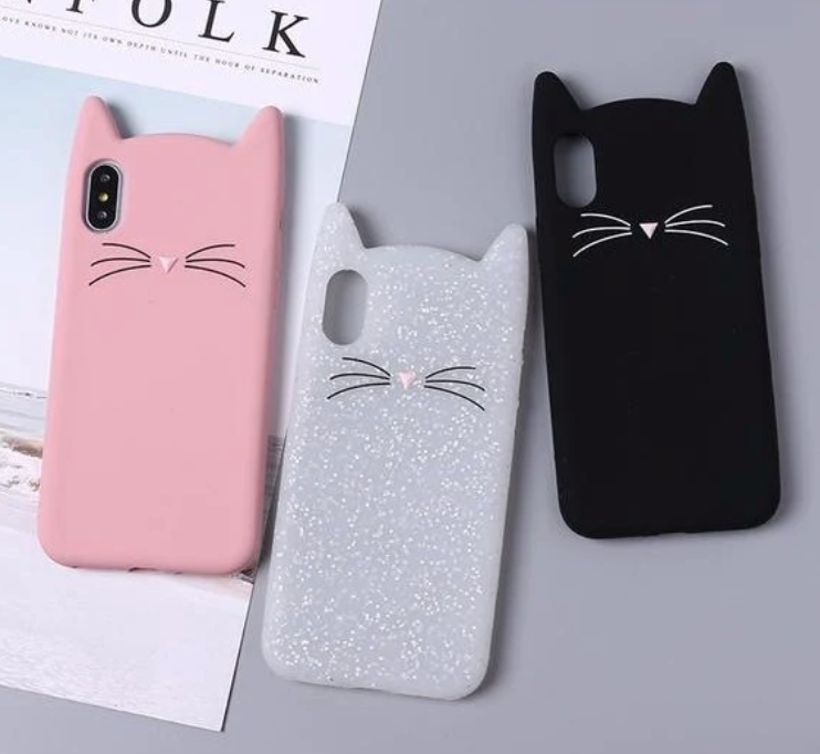 Case Silicona Gatito